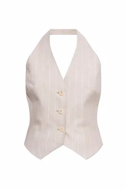 Max Mara kremowy Kamizelka `Sauro`