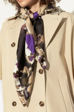 Max Mara MULTIKOLOR Jedwabna chusta ‘Carre’