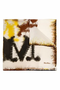 Max Mara MULTIKOLOR Jedwabna chusta ‘Carre’