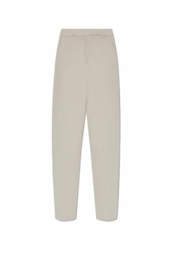 Max Mara SZARY Spodnie w kant `Pegno`