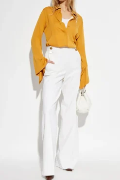 Max Mara ŻÓŁTY Koszula `Grecia`