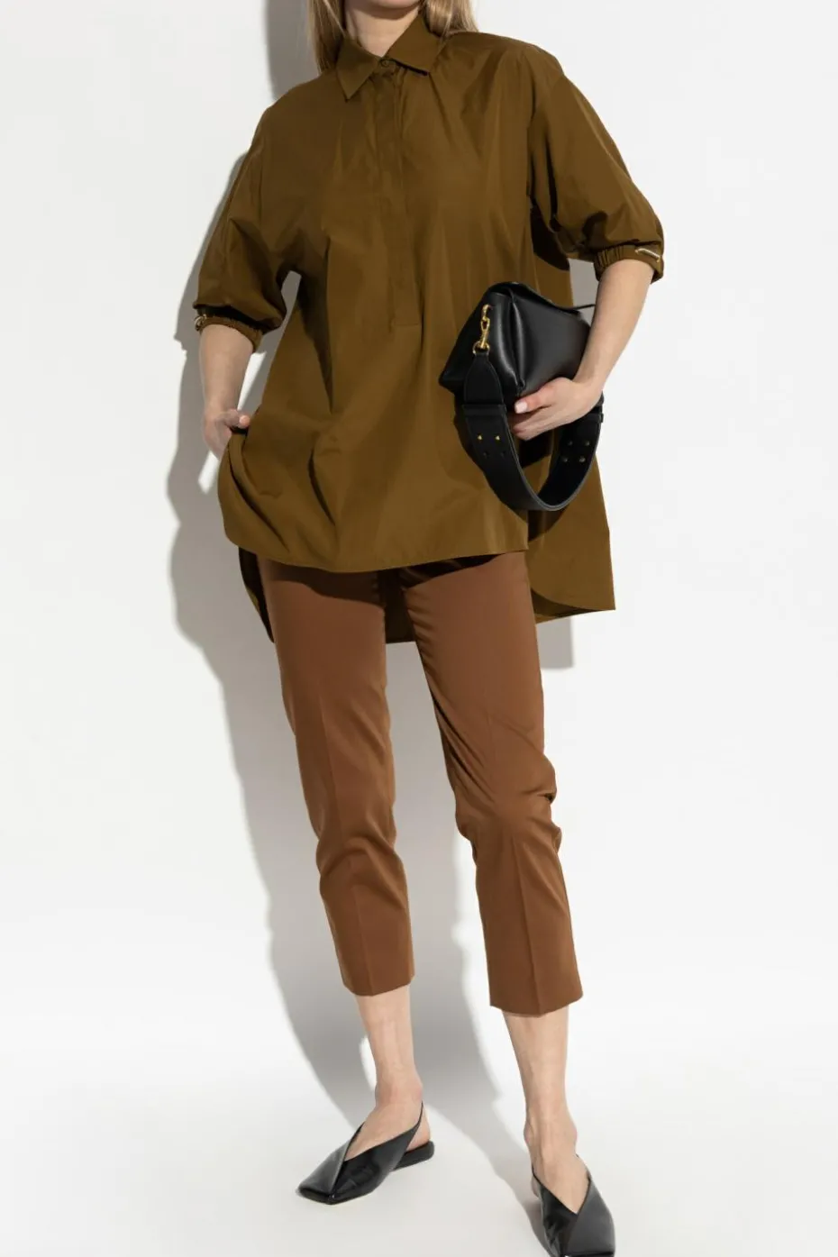 Max Mara ZIELONY Koszula `Teano`