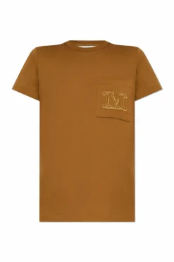 Max Mara ZIELONY T-shirt `Papaia`