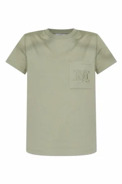Max Mara ZIELONY T-shirt `Papaia`