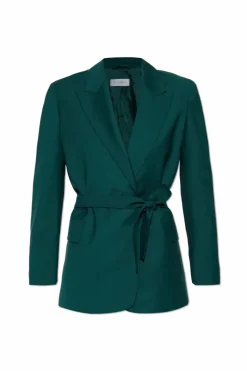 Max Mara ZIELONY Wełniana marynarka `Talento`