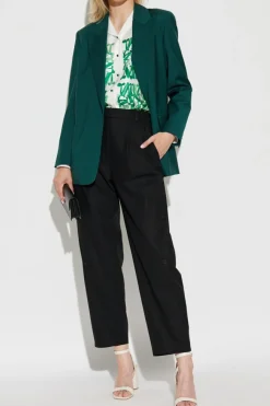 Max Mara ZIELONY Wełniana marynarka `Talento`