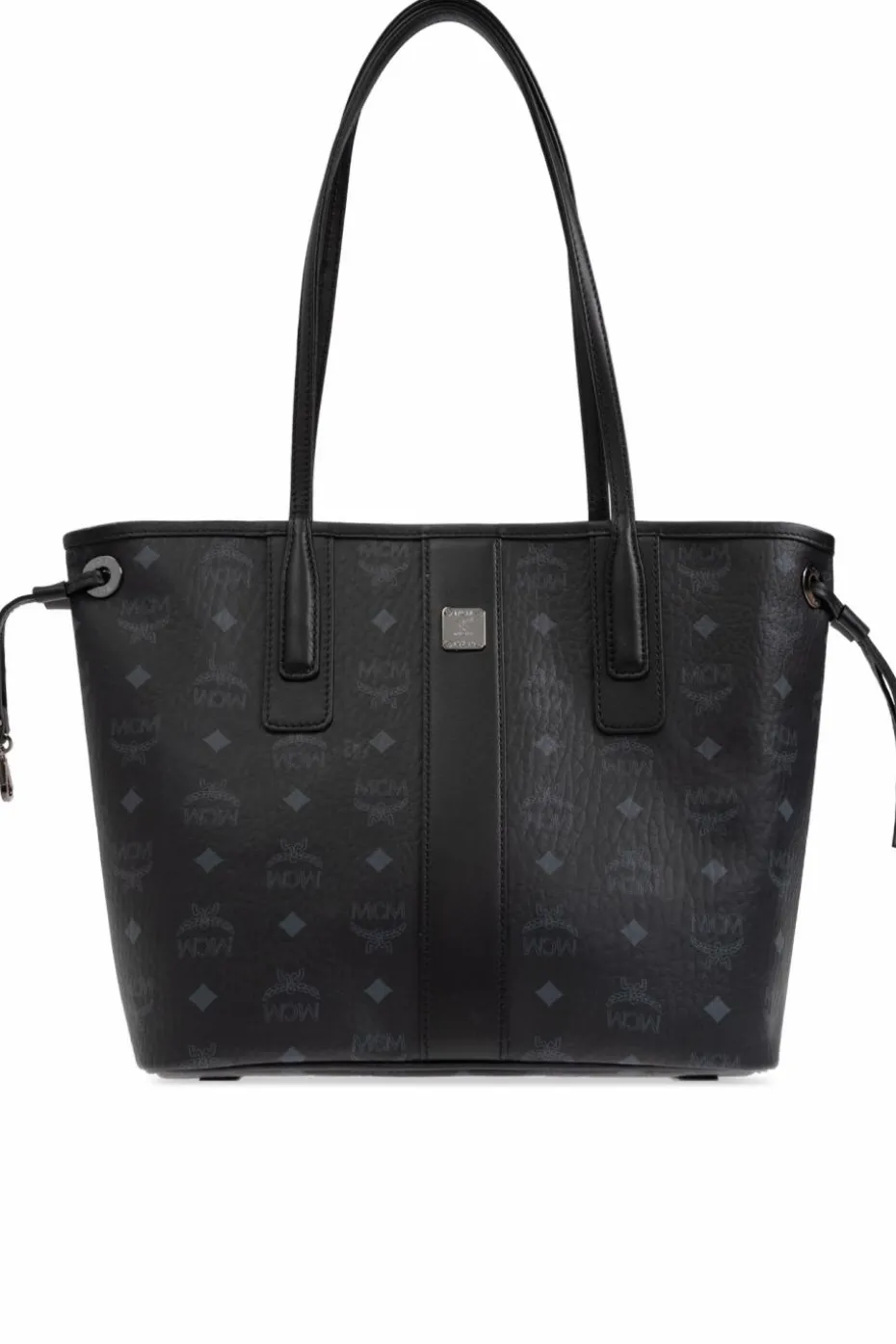 MCM CZARNY Torba `Liz` typu `shopper`
