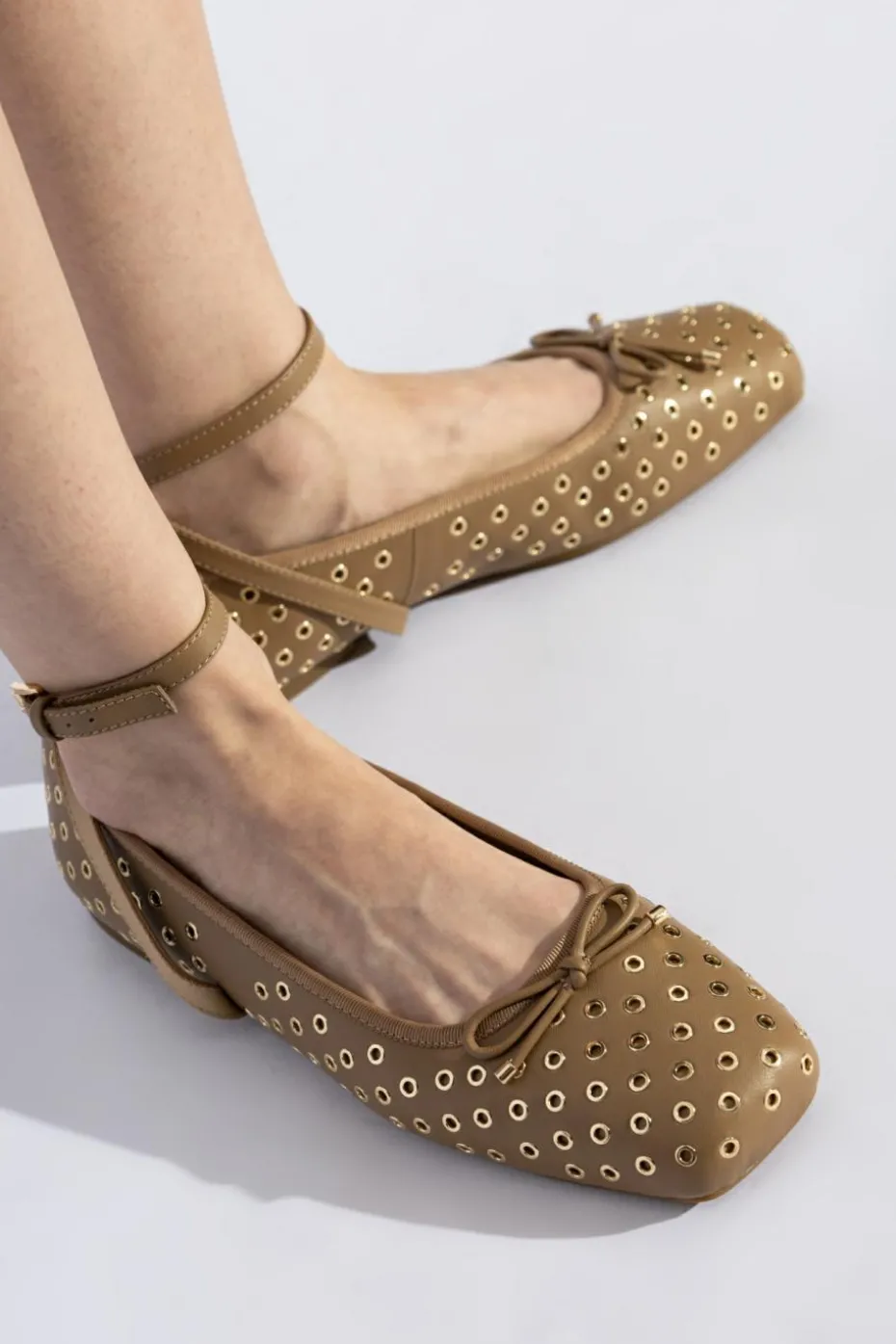 Michael Michael Kors beżowy Baleriny `Collette`