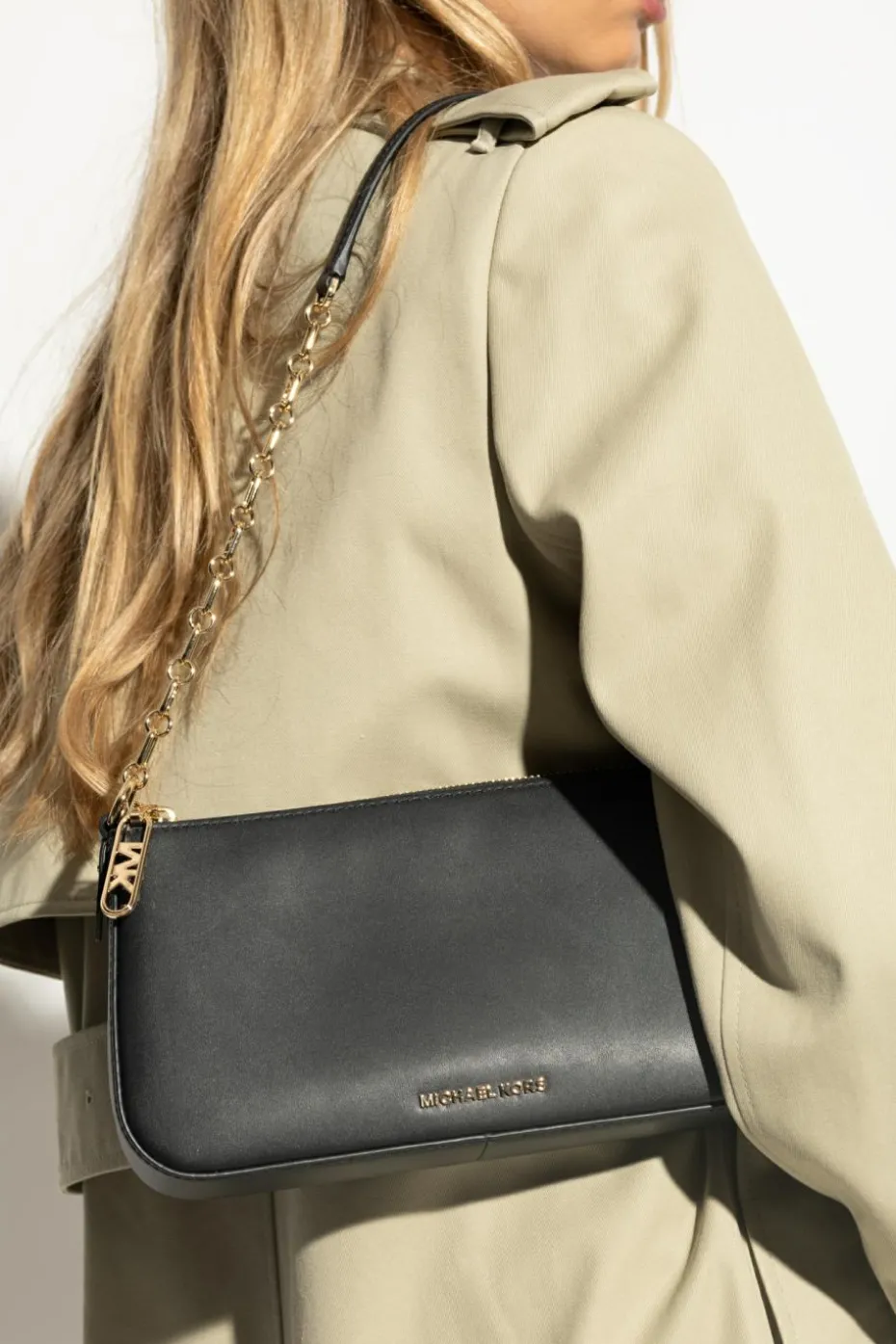 Michael Michael Kors CZARNY Torba na ramię `Empire`