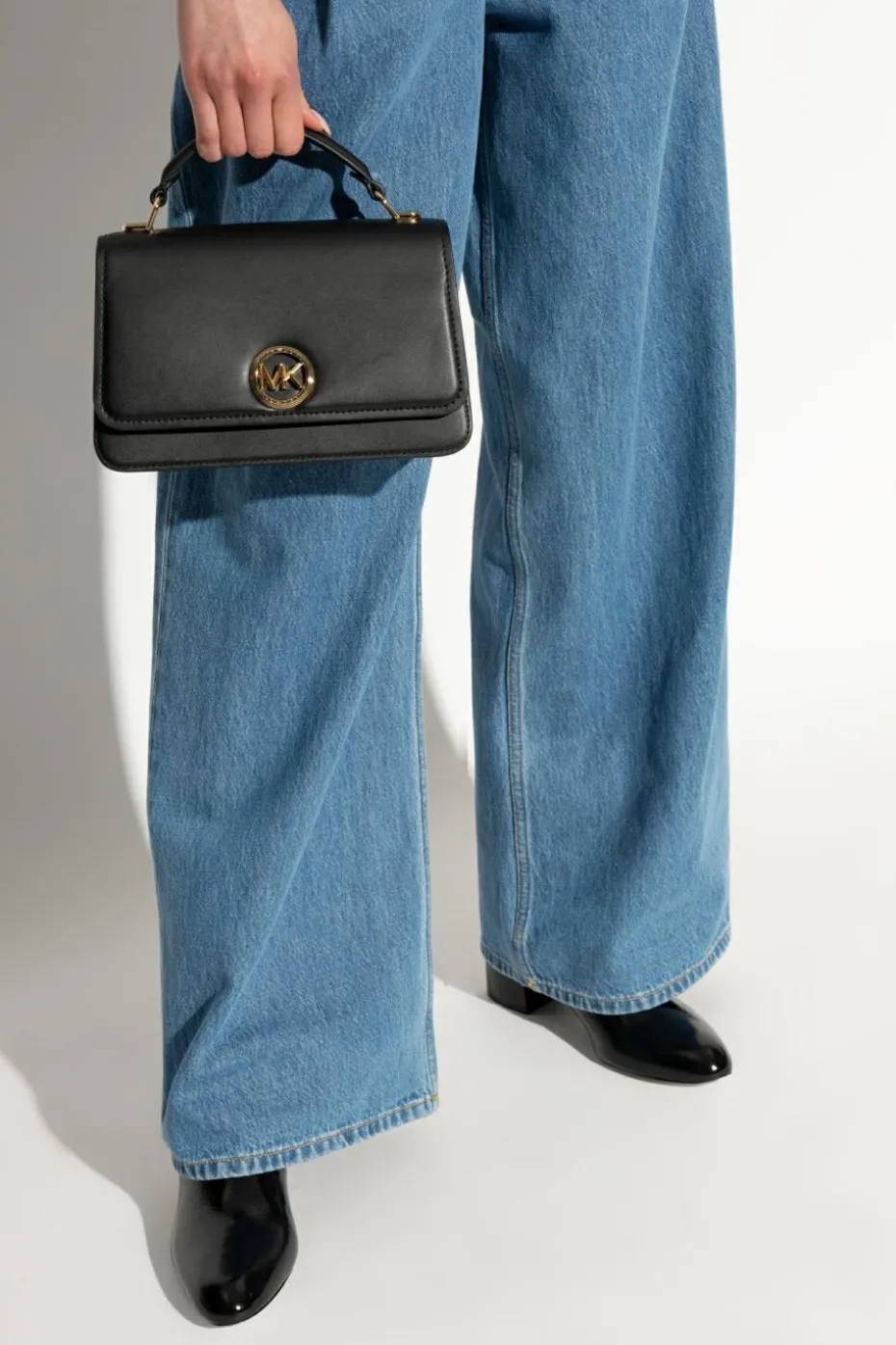Michael Michael Kors CZARNY Torba na ramię `Delancey`