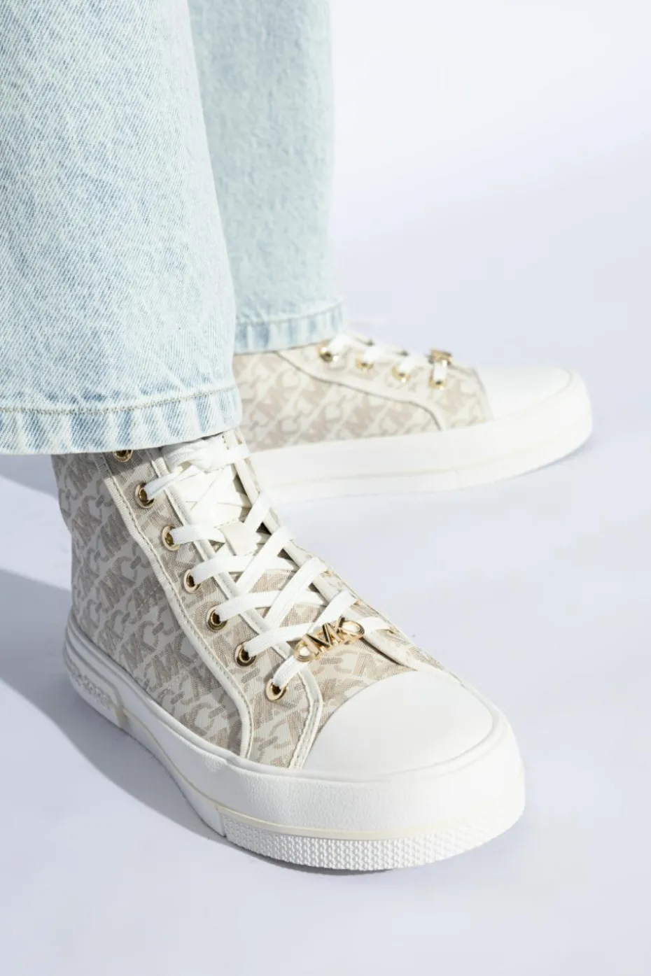 Michael Michael Kors kremowy Buty sportowe `Evy` za kostkę