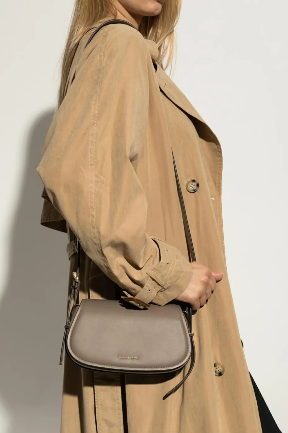 Michael Michael Kors SZARY Torba na ramię `Lydia Small`