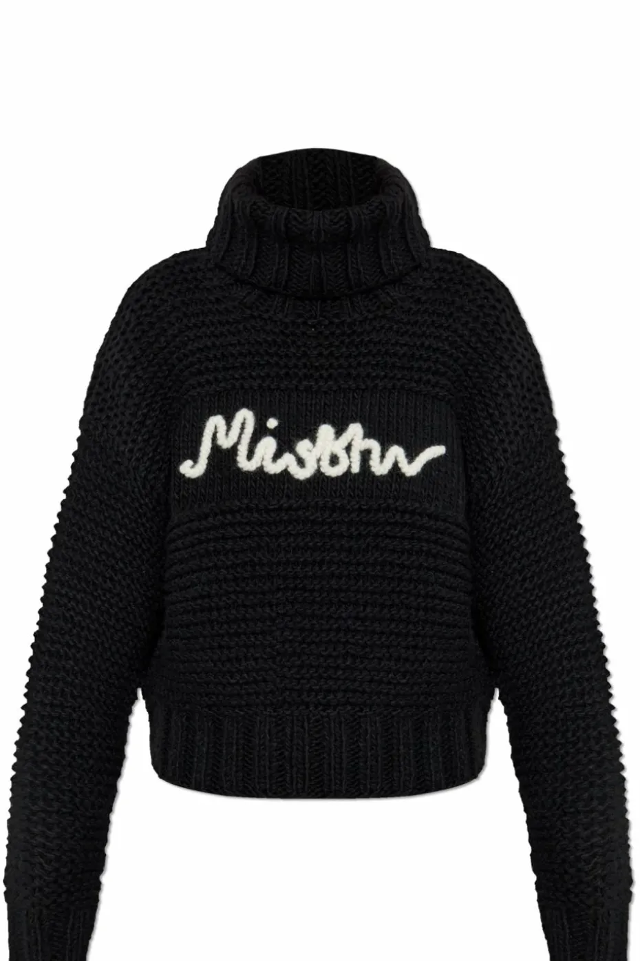 MISBHV CZARNY Golf z logo
