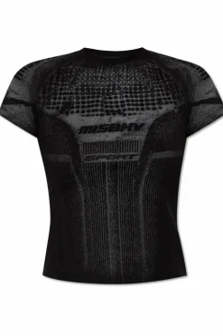 MISBHV CZARNY Top z logo