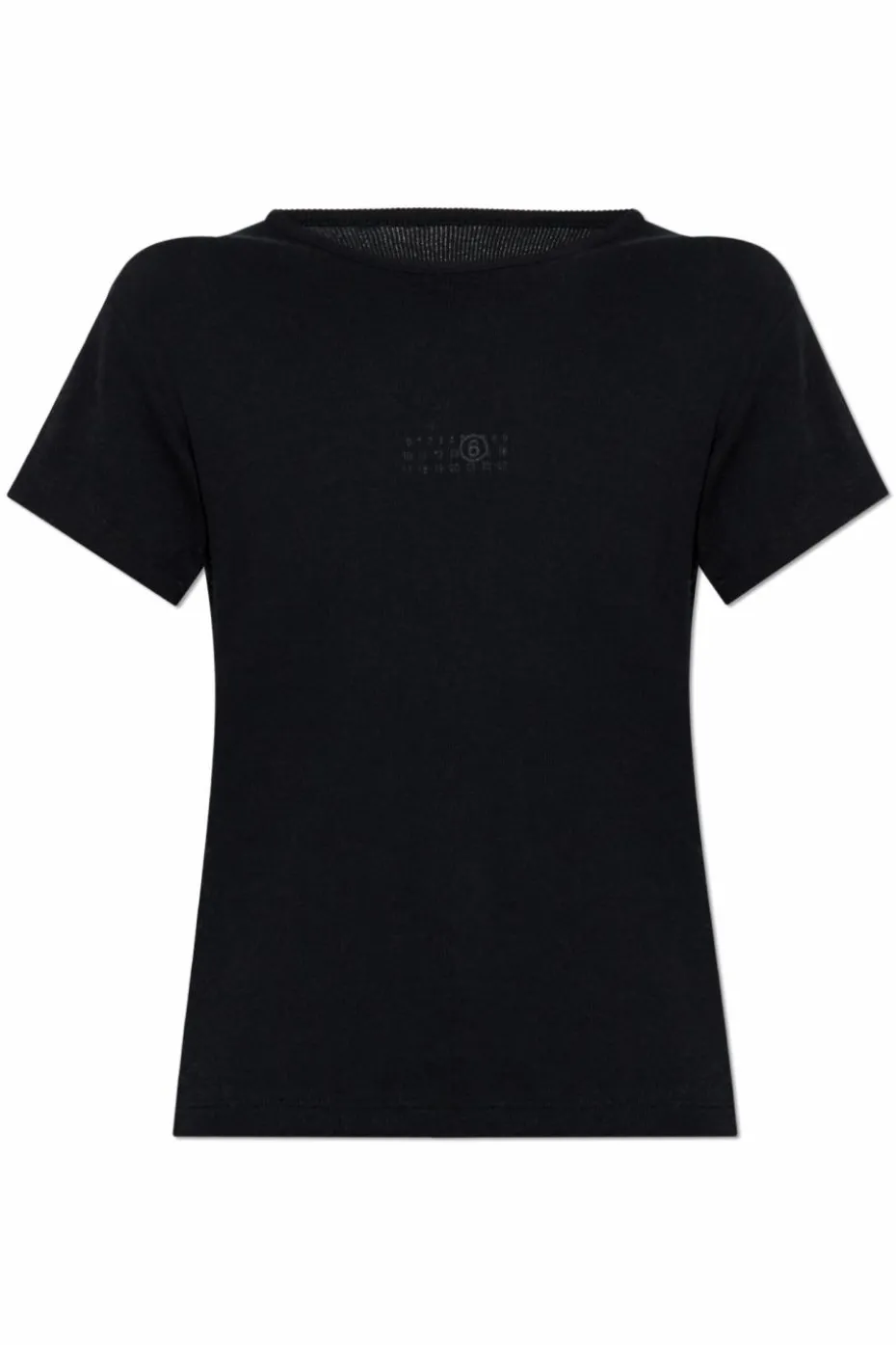 MM6 Maison Margiela CZARNY Top z logo