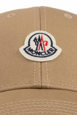 Moncler beżowy Czapka z daszkiem