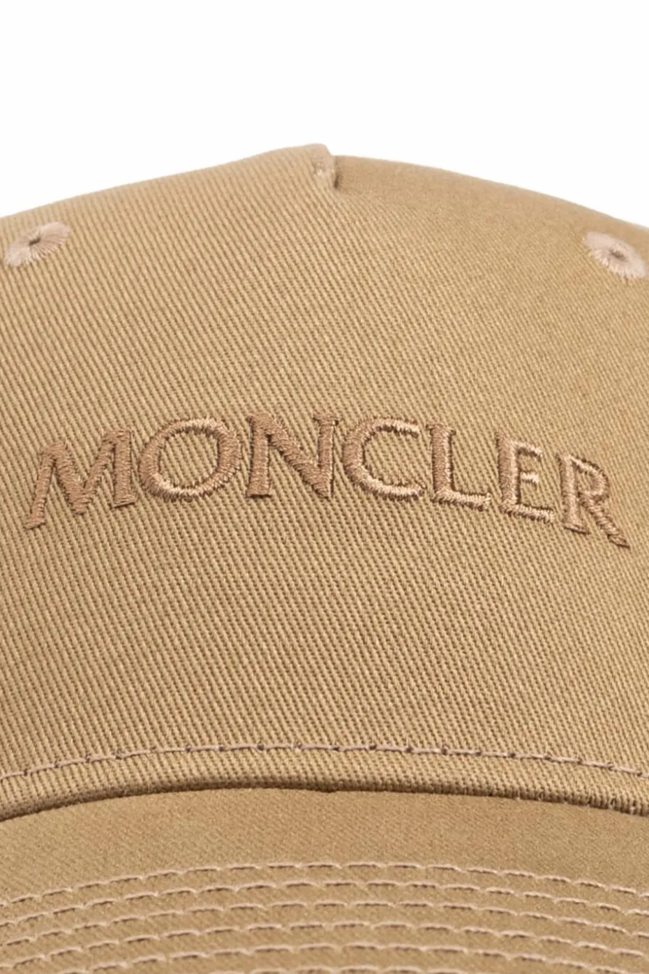 Moncler beżowy Czapka z daszkiem