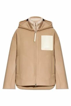 Moncler beżowy Dwuwarstwowa kurtka `Almandine`