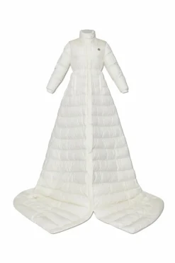Moncler BIAŁY Płaszcz puchowy `Verone` z kolekcji `RE/ICONS`