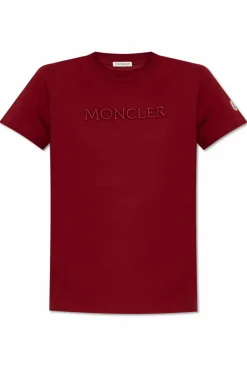 Moncler BORDO T-shirt z logo
