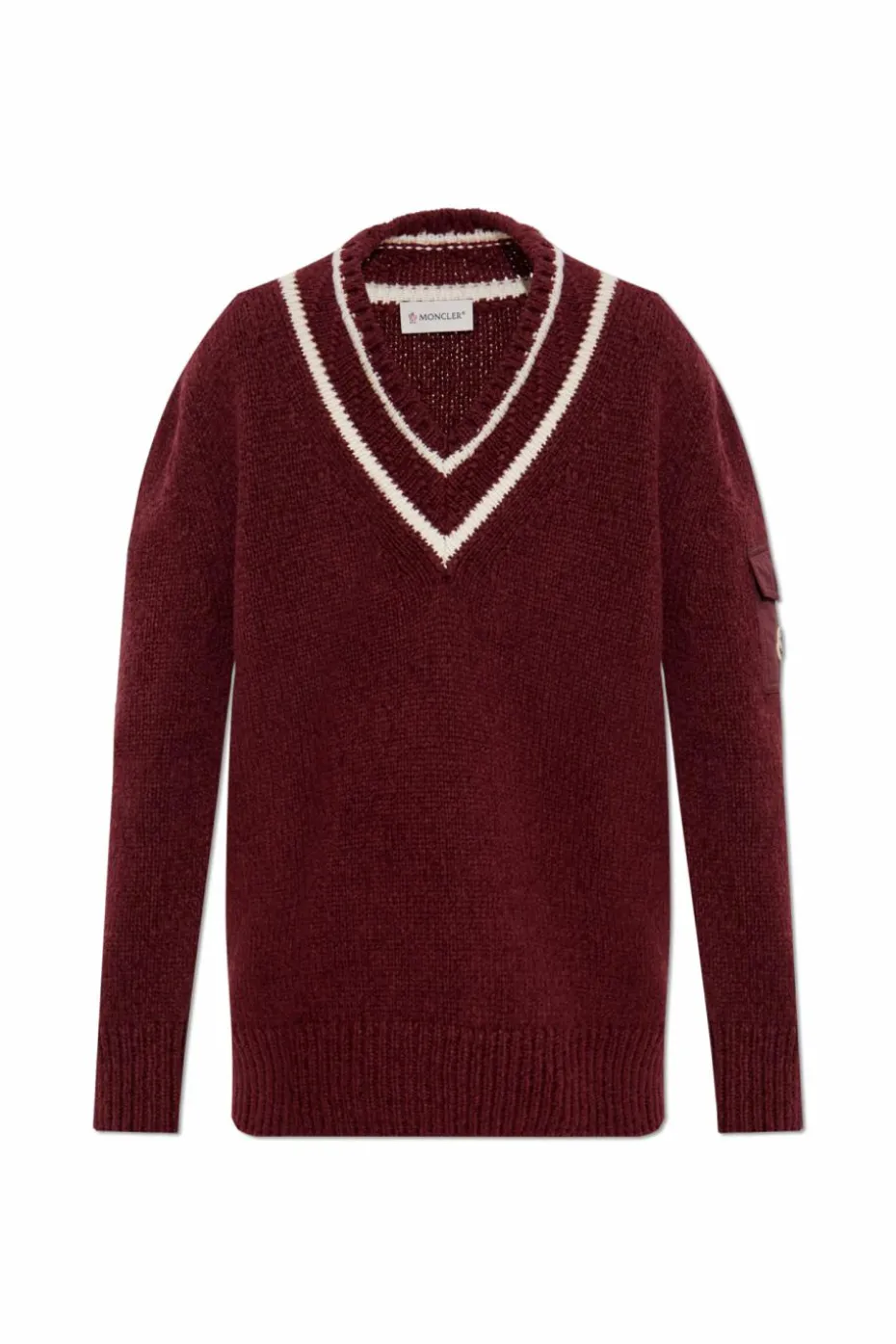 Moncler BORDO Wełniany sweter