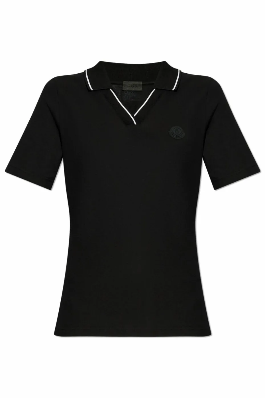 Moncler CZARNY Bawełniane polo