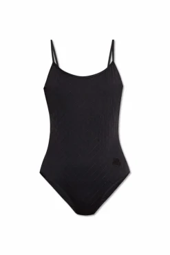 Moncler CZARNY Jednoczęściowy kostium kąpielowy