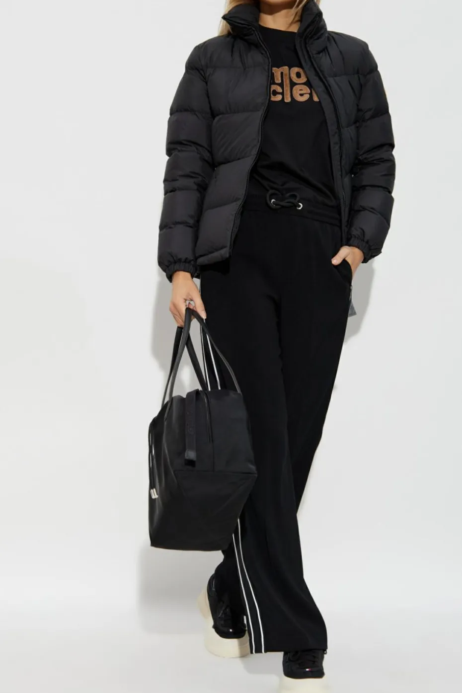 Moncler CZARNY Kurtka puchowa `Dourbe`