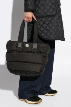 Moncler CZARNY Torba `Caradoc` typu `shopper`