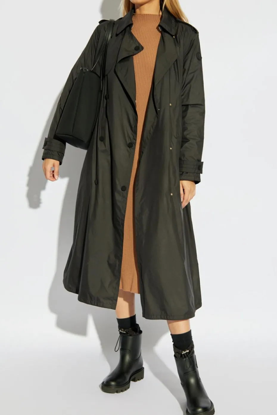 Moncler CZARNY Trencz `Barbentane`