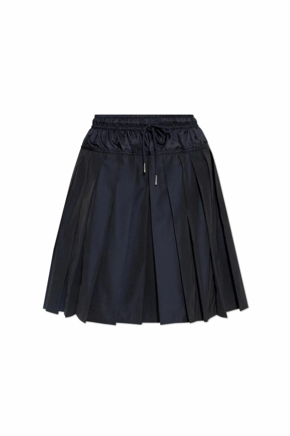 Moncler GRANATOWY Plisowana spódnica