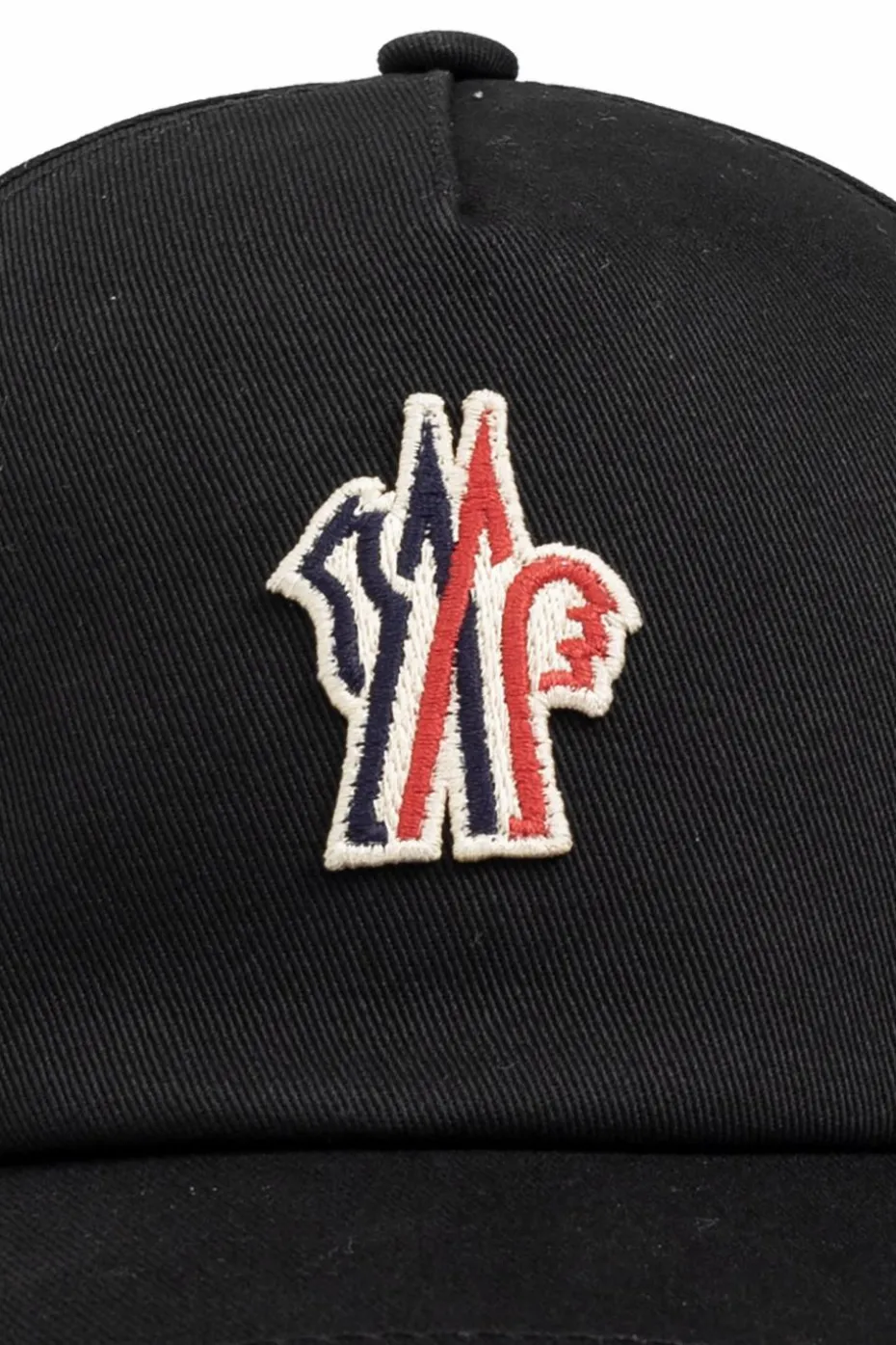 Moncler Grenoble CZARNY Czapka z daszkiem