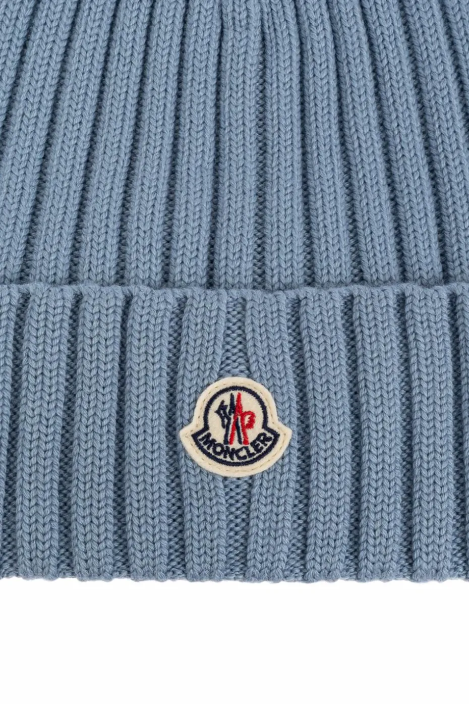 Moncler NIEBIESKI Wełniana czapka