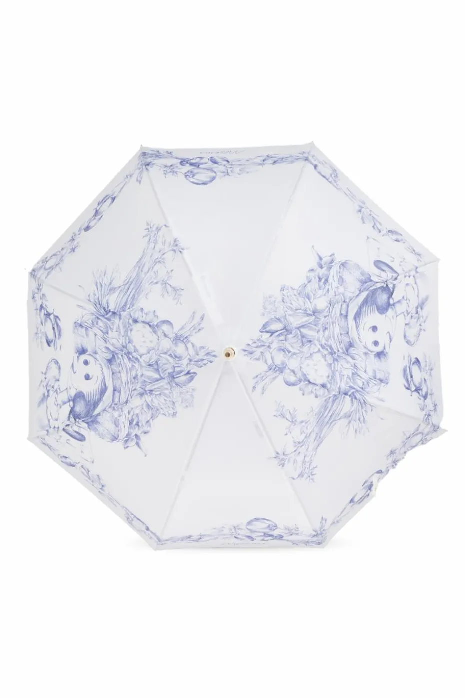 Moschino BIAŁY Parasol ze wzorem