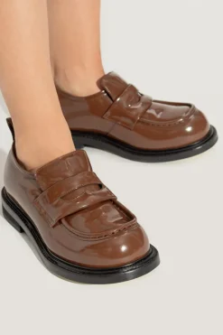Moschino BRĄZOWY Buty typu `loafers`