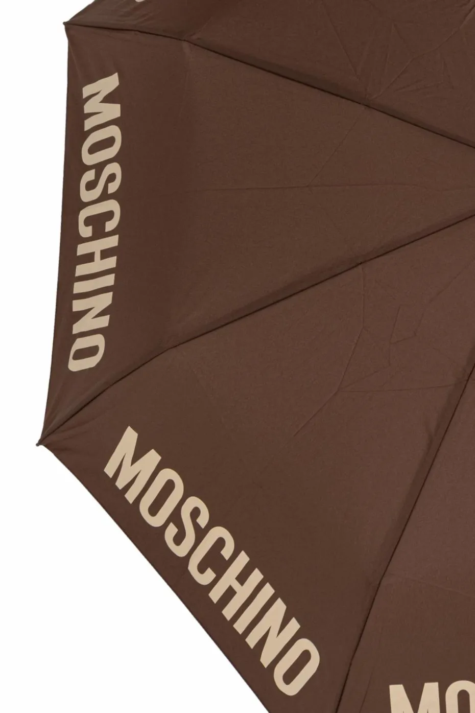 Moschino BRĄZOWY Składany parasol