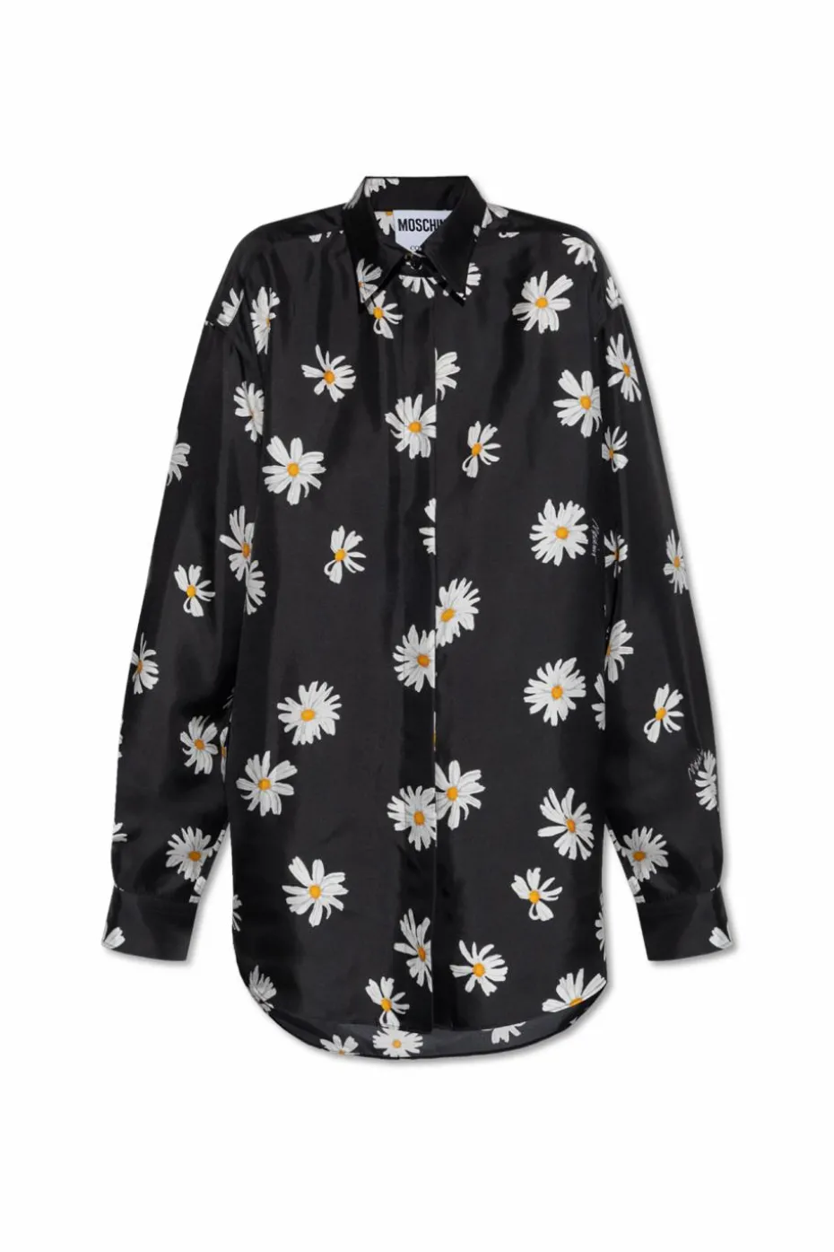 Moschino CZARNY Jedwabna koszula