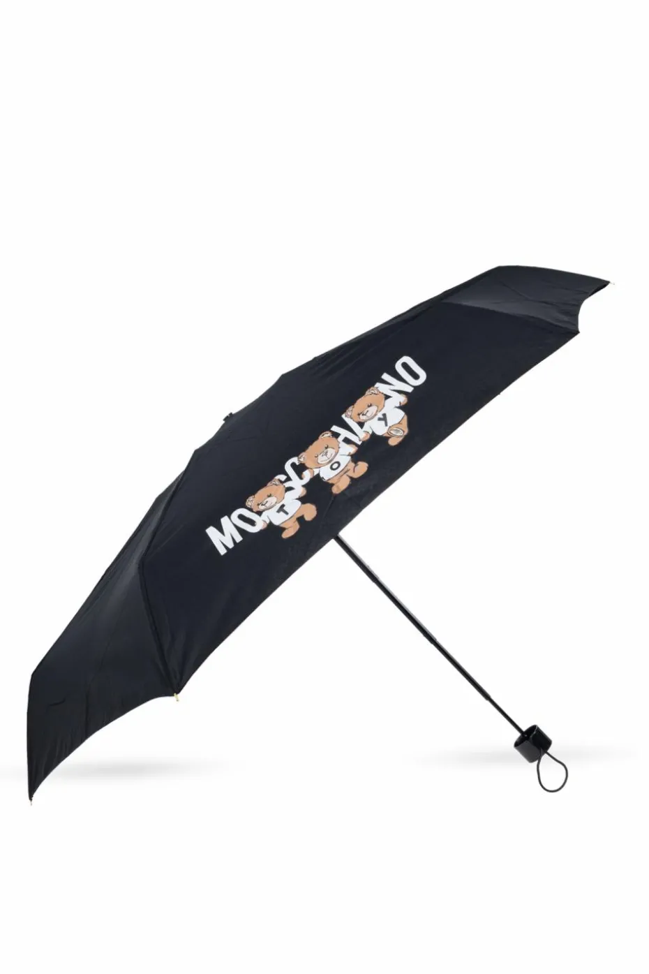 Moschino CZARNY Parasol z logo