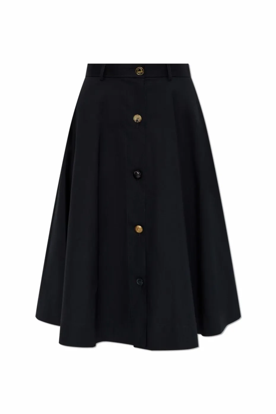 Moschino CZARNY Rozkloszowana spódnica