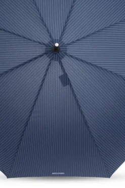 Moschino GRANATOWY Parasol z logo