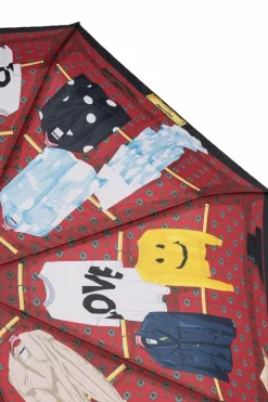Moschino MULTIKOLOR Składany parasol