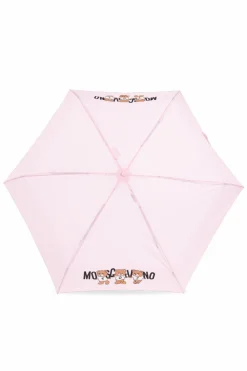 Moschino RÓŻOWY Parasol z logo
