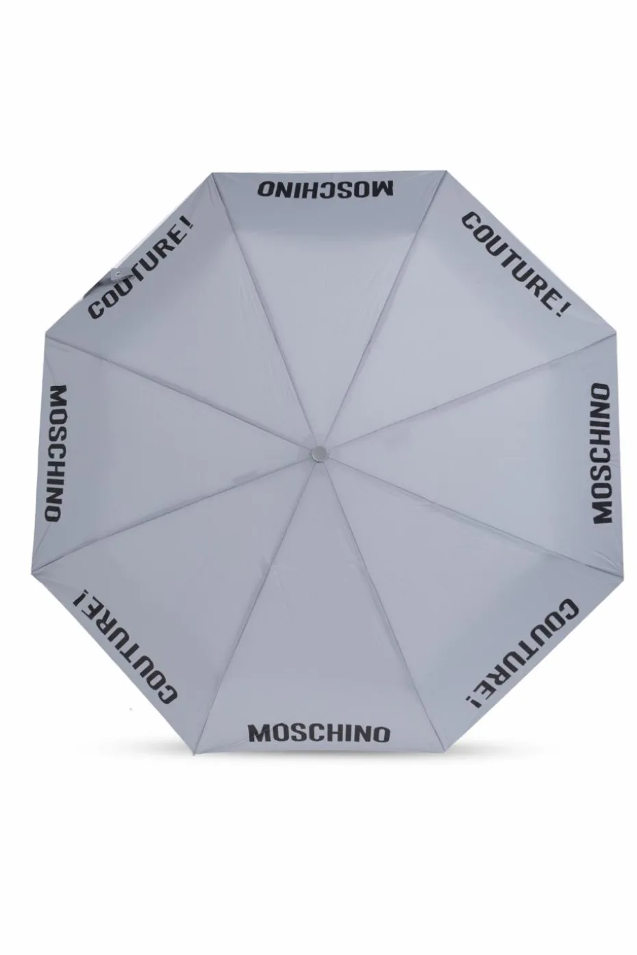 Moschino SZARY Parasol z logo