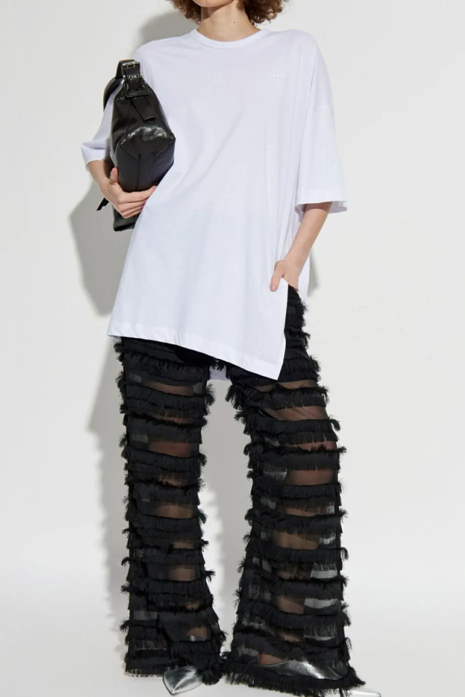 Munthe BIAŁY T-shirt `Lanster`