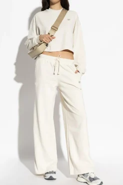 New Balance kremowy Bluza typu `oversize`