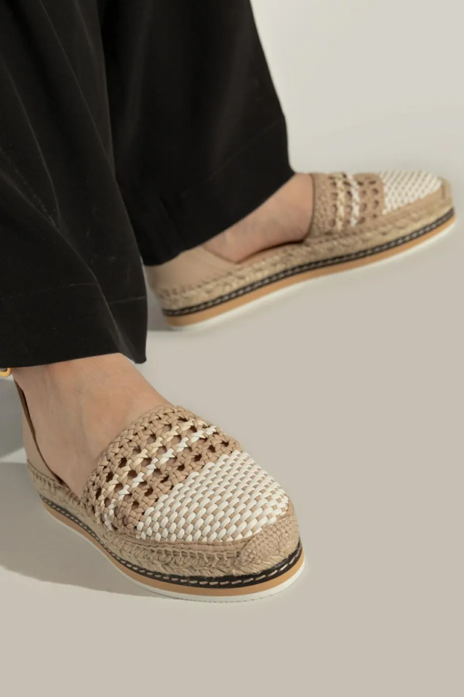 Odissi beżowy Buty na platformie