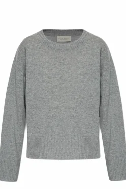 Officine Generale SZARY Kaszmirowy sweter ‘Nicky’