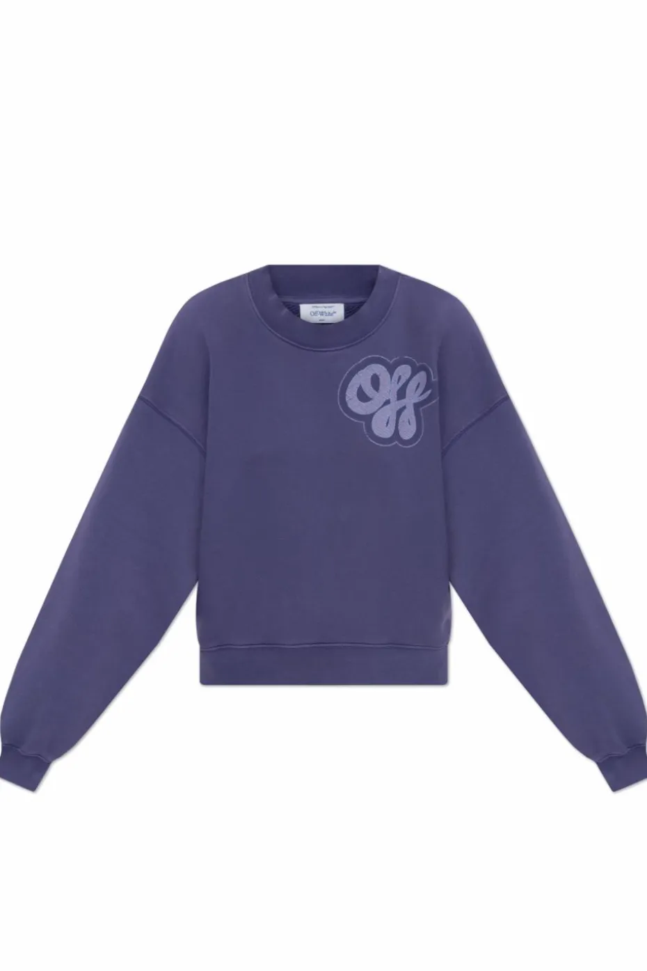 Off-White GRANATOWY Bluza z logo