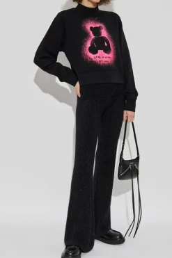 Palm Angels CZARNY Bluza z nadrukiem