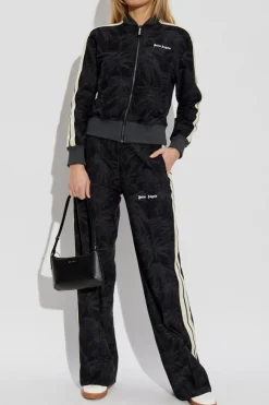 Palm Angels CZARNY Spodnie dresowe z logo